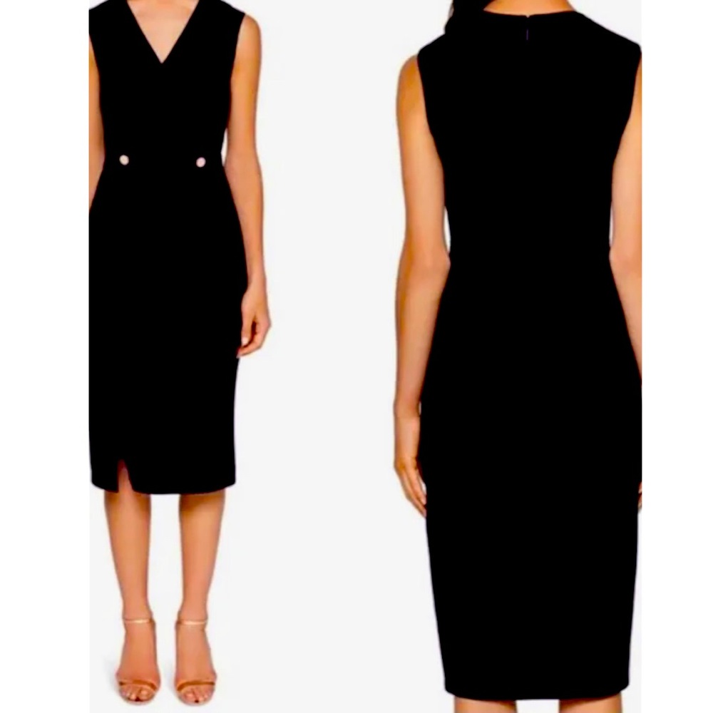 Ted Baker Navy Wool Dress